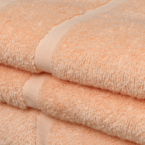 Hand Towel_Stack_Peach